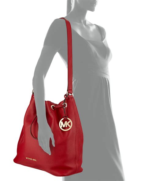 michael kors jules drawstring shoulder bag|Michael Kors shoulder bags outlet.